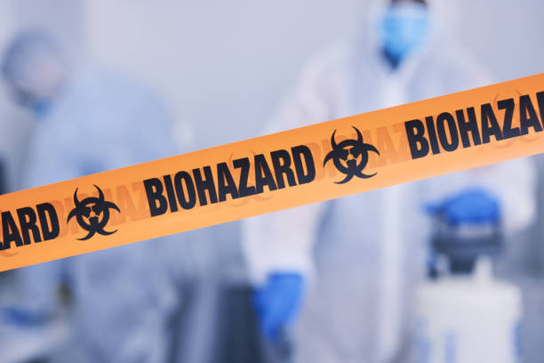 Professional Biohazard technician working in Pompton Lakes, NJ